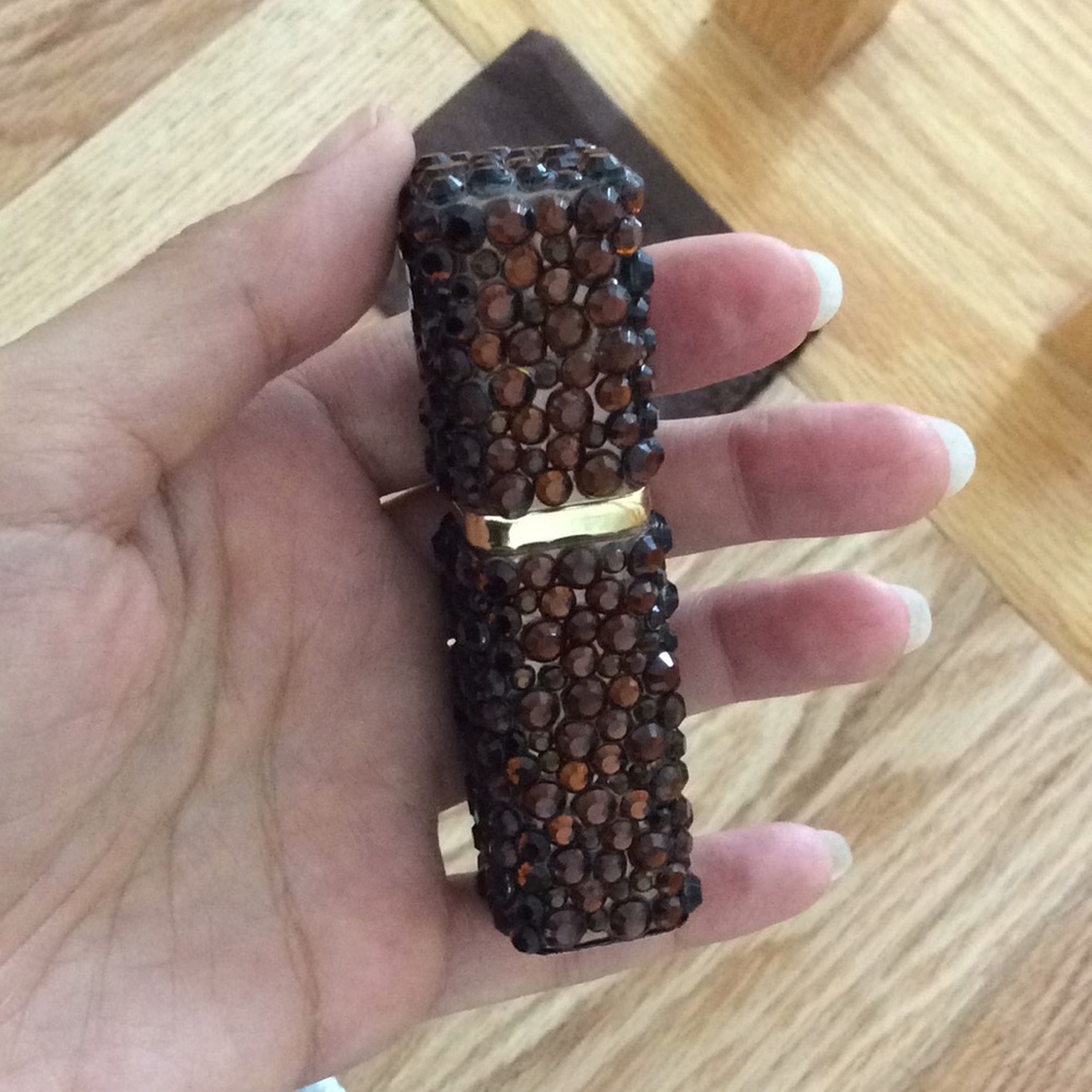 ✨NEW✨ 🤎💎 Avon BLING Rhinestone Brown Sugar Spray Atomizer w/OUD BOUQUET! 💎🤎✨